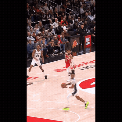 Basketball Game In Front Of ESPN Sign GIF
