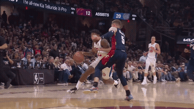 Basketball Game In Front Of Kia Telluride X-Pro Ad GIF