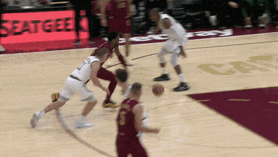 Basketball Game In Front Of SeatGeek Advertisement GIF