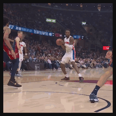 Basketball Game In Front Of Sprite Sign GIF