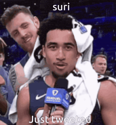 Basketball Game In Front Of State Farm Ad GIF