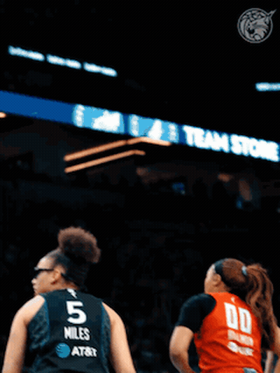 Basketball Game In Front Of Team Store Banner GIF