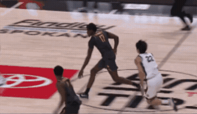 Basketball Game In Front Of Toyota GIF