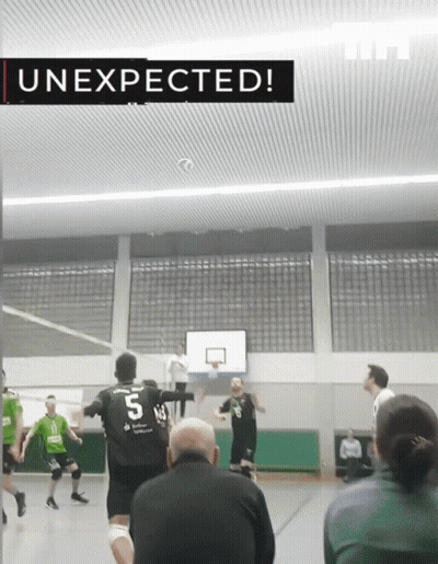 Basketball Game In Gym GIF