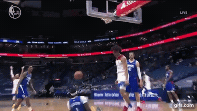Basketball Game In Stadium GIF