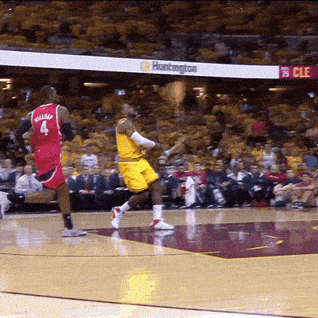Basketball Game In Stadium Saying Huntington GIF