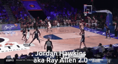 Basketball Game Jordan Hawkins Vs Ray Allen GIF