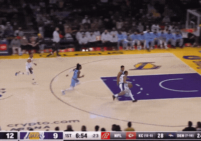 Basketball Game Lakers Vs Denver Nuggets GIF