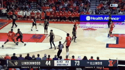 Basketball Game Lindenwood Vs Illinois GIF