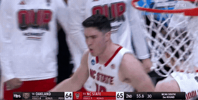 Basketball Game NC State Vs Oakland GIF
