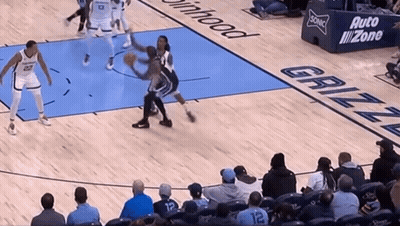 Basketball Game On Auto Zone Court GIF