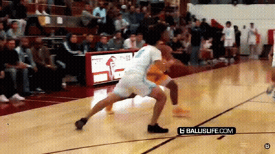 Basketball Game On Ballislife Court GIF