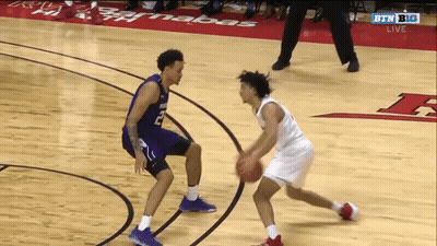 Basketball Game On Barnabas Court GIF
