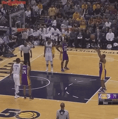 Basketball Game On Court Number 5 GIF