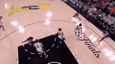 Basketball Game On Court Saying Finals GIF