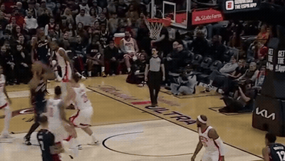 Basketball Game On Court With Ultra Sign GIF