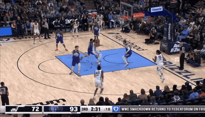 Basketball Game On Robinhood Court GIF