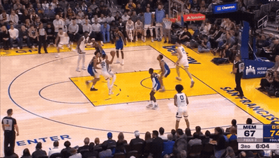 Basketball Game On San Francisco Court GIF
