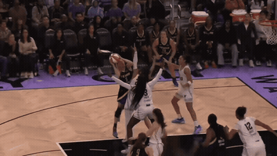 Basketball Game On Vegas Court GIF