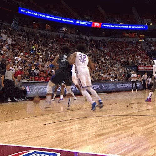 Basketball Game Saying Hello Las Vegas