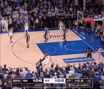 Basketball Game Score 106 NY 105 GIF