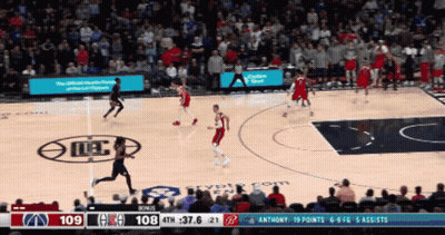 Basketball Game Score 109 To 108 GIF