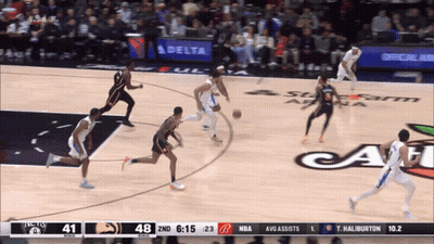Basketball Game Score 48-23 GIF