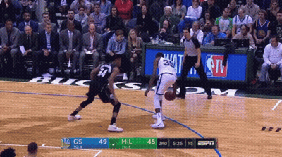 Basketball Game Score 49-43 GIF