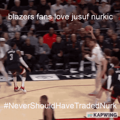Basketball Game Screenshot Blazers Fans Love Jusuf Nurkic Never Should Have Traded Nurk GIF