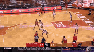 Basketball Game Texas Tech Vs Longhorns GIF