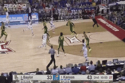 Basketball Game Texas Vs Kansas GIF