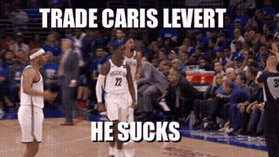Basketball Game Trade Caris Levert GIF