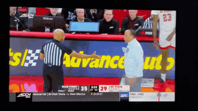 Basketball Game Wake Forest Vs NC State GIF