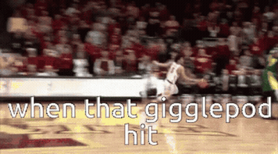 Basketball Game When That Gigglepod Hit GIF