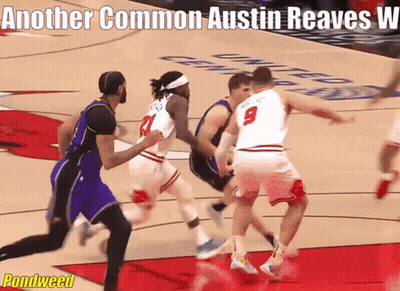 Basketball Game With Austin Reaves Caption GIF