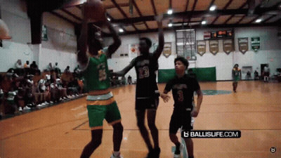 Basketball Game With Ballislife.com Logo GIF