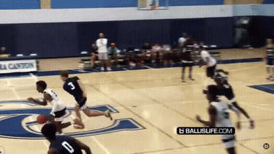 Basketball Game With Ballislife Logo GIF