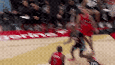 Basketball Game With Banner GIF