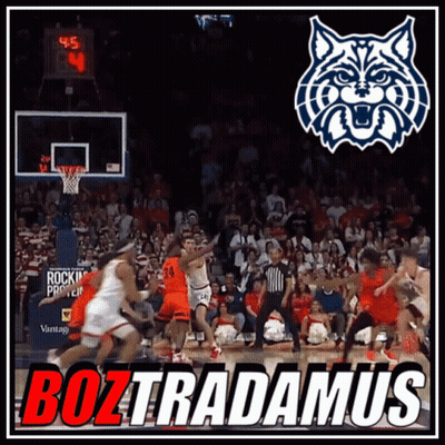 Basketball Game With Boztradamus GIF