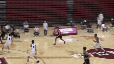 Basketball Game With California Sign GIF