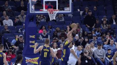 Basketball Game With Crowd In Sonic Shirts GIF