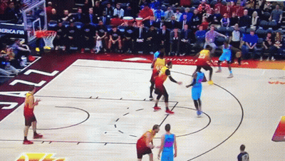 Basketball Game With Jazz GIF