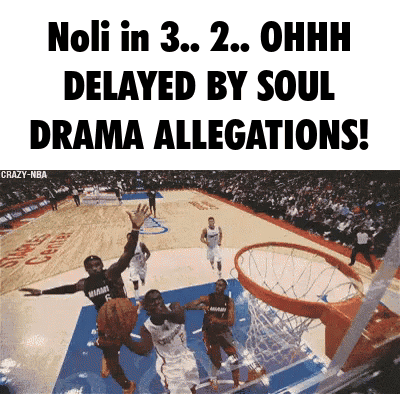Basketball Game With Noli Delay GIF