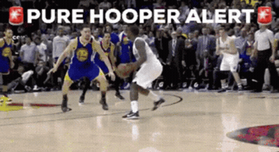 Basketball Game With Pure Hooper Alert GIF