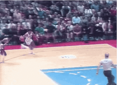 Basketball Game With Referee GIF