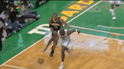 Basketball Game With T And R On Court GIF
