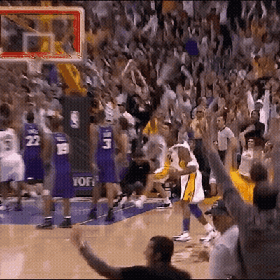 Basketball Game With YOF Sign GIF