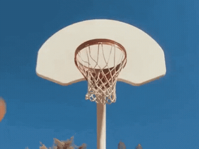Basketball Going Through Hoop GIF