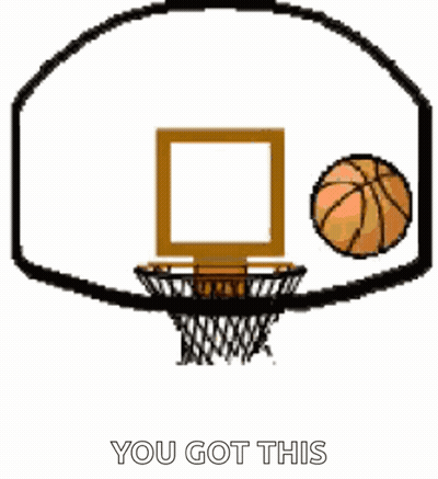 Basketball Going Through Hoop You Got This GIF