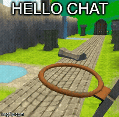 Basketball Hoop Saying Hello Chat GIF